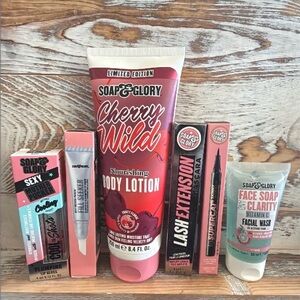 Soap & Glory Makeup, Body Lotion and Skincare Bundle - 6 pieces